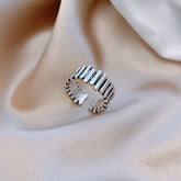 All-in-one simple metal unisex ring -J141L